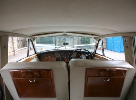 Classic White Bentley S3 for weddings in central London